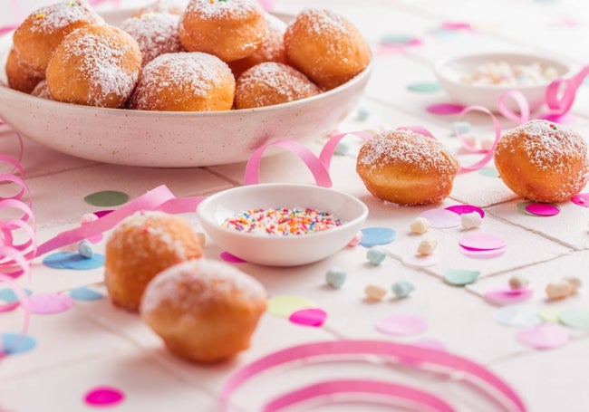 Berliner, dulce típico de la temporada de carnaval.