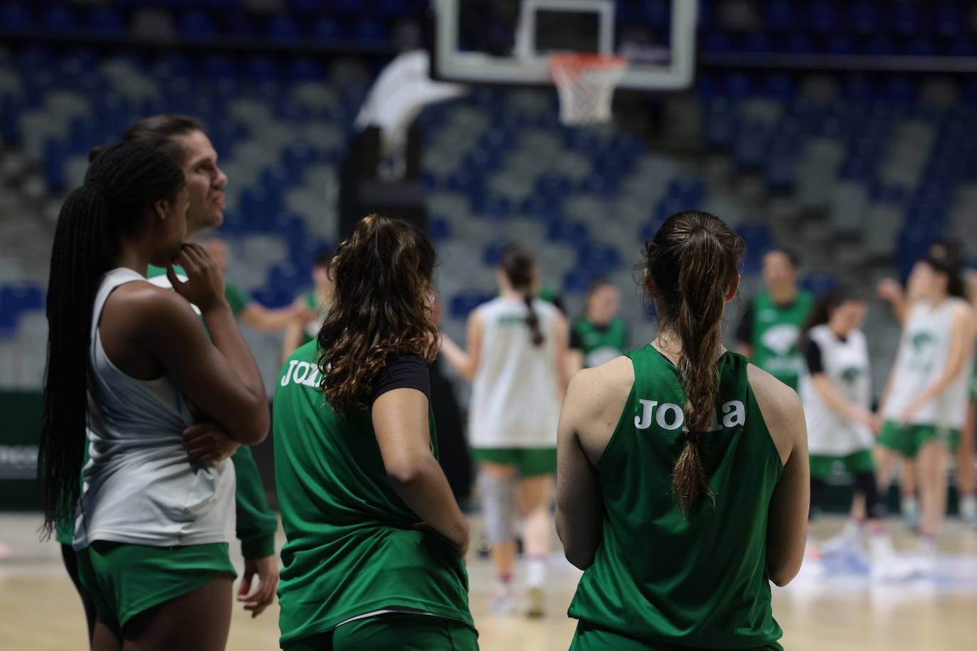 El Unicaja Mijas se entrena en el Martín Carpena