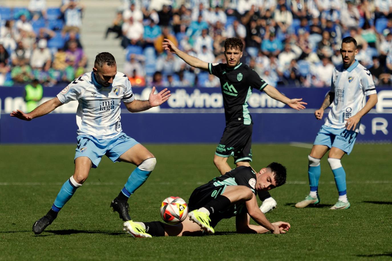 Las mejores imágenes del Málaga-Atlético Baleares