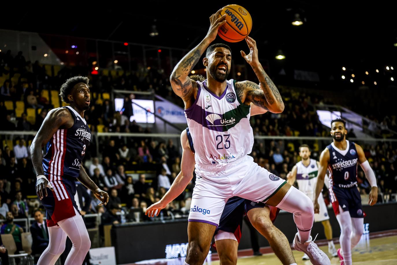 El Estrasburgo-Unicaja, en imágenes