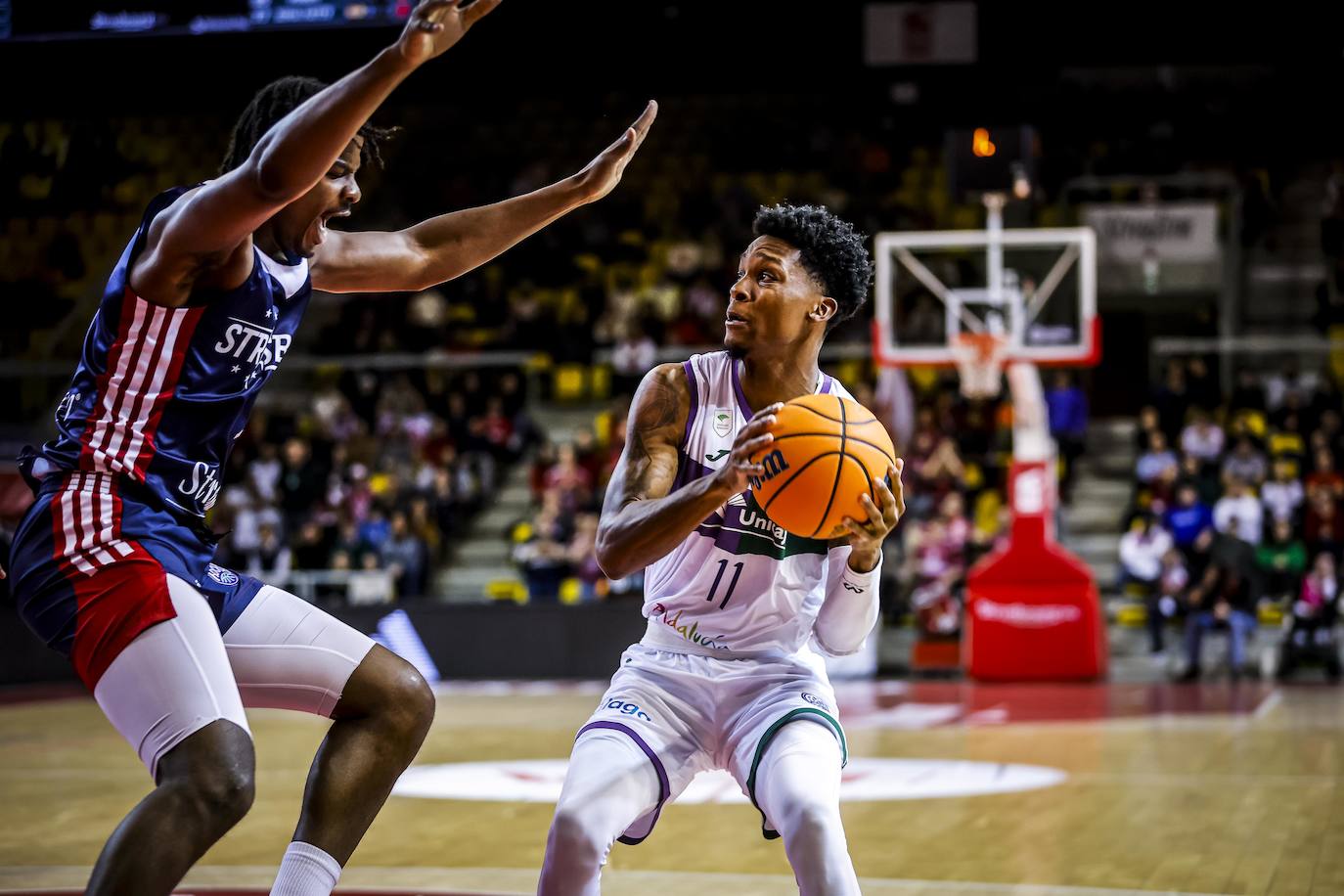 El Estrasburgo-Unicaja, en imágenes