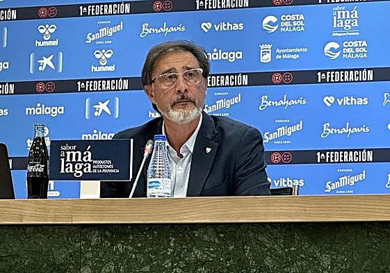 Loren Juarros, director deportivo del Málaga.