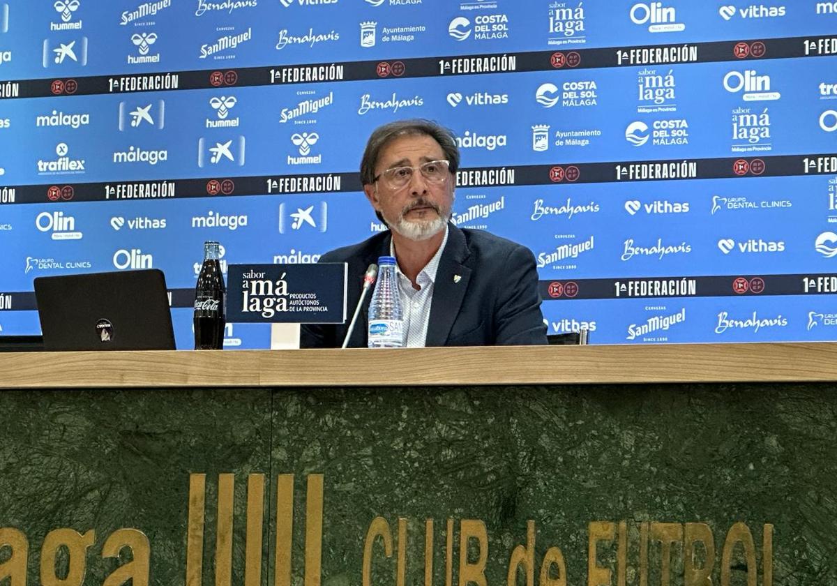 Loren Juarros, director deportivo del Málaga.