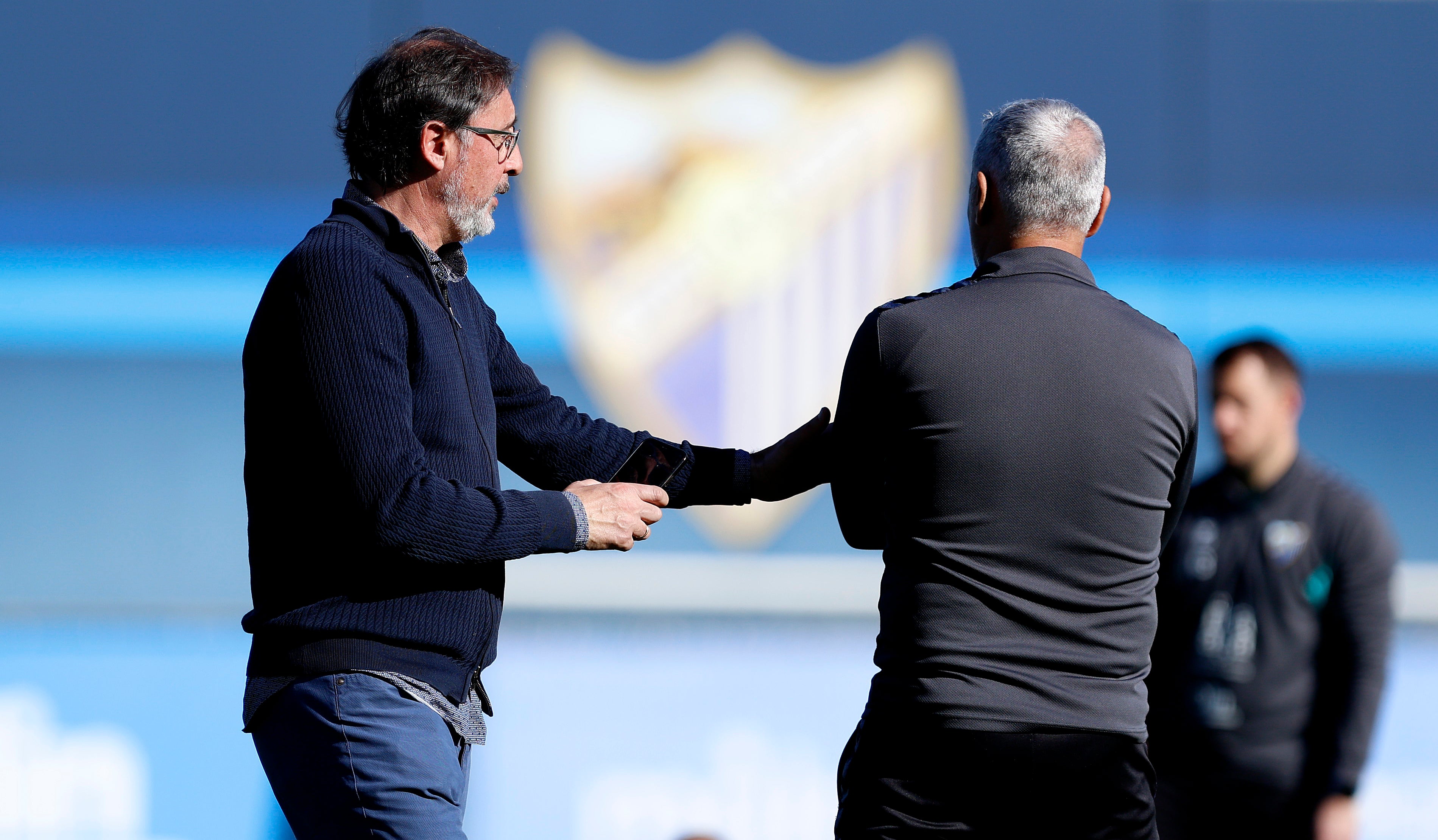 Imagen reciente de Loren Juarros junto a Pellicer en un entrenamiento.