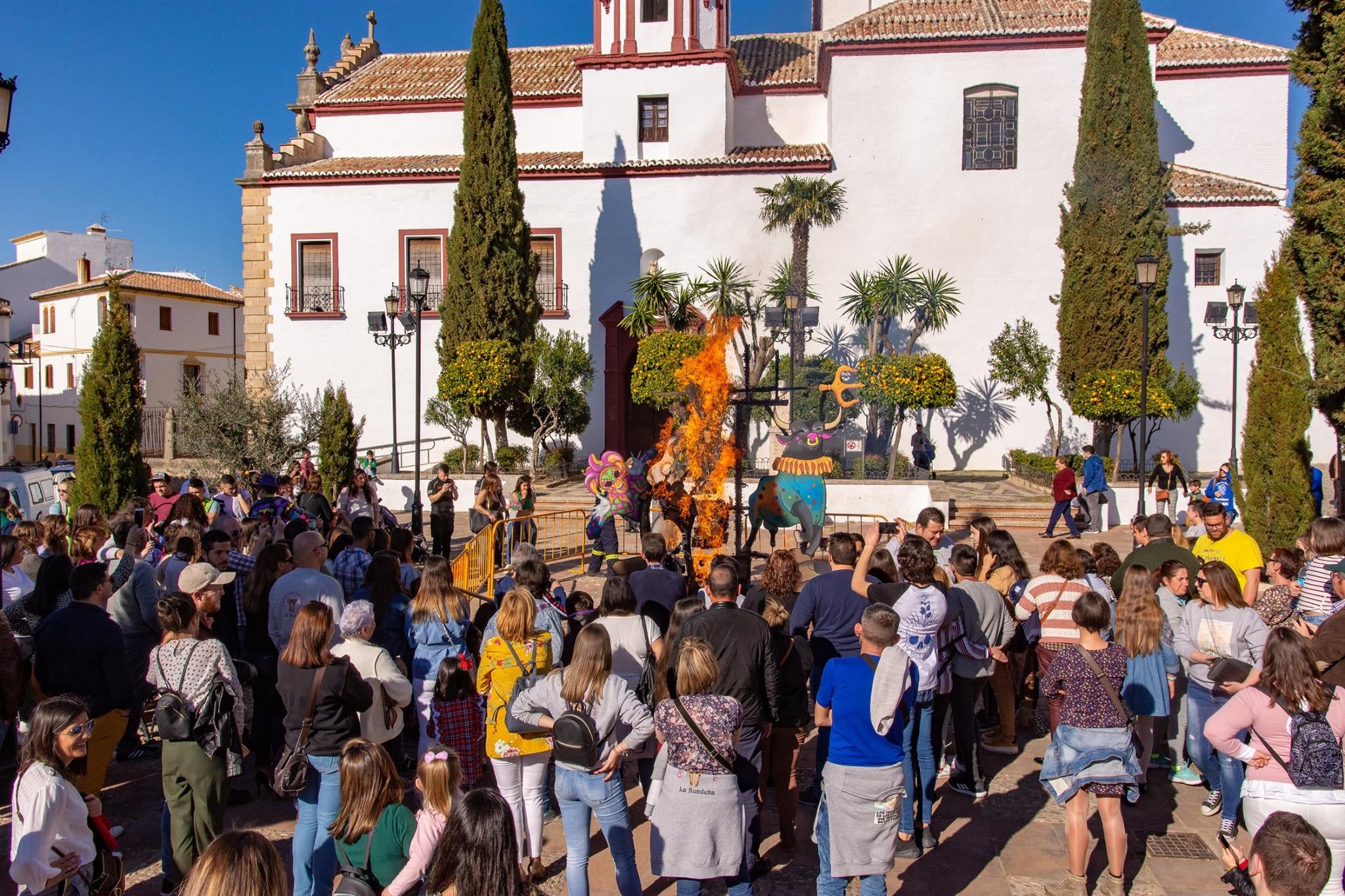 Tensión en Antequera entre agricultores y policías