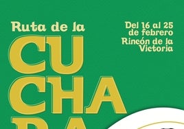 Cartel de la Ruta de la Cuchara de Rincón de la Victoria.