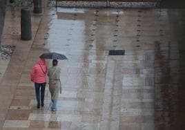 La esperada lluvia llega a Málaga