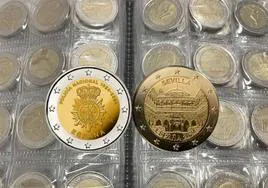 Las nuevas monedas de 2 euros de la Policía Nacional y de Sevilla de España ya tienen fecha de puesta en circulación