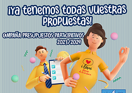 Cartel de la campaña de los presupuestos participativos.