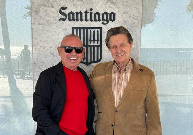 Santiago y su buen amigo Miguel Sierra