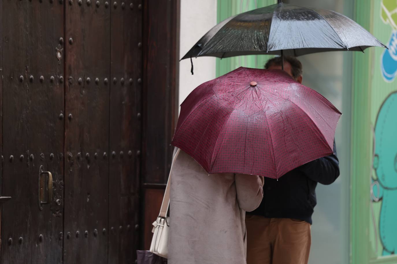 La esperada lluvia llega a Málaga