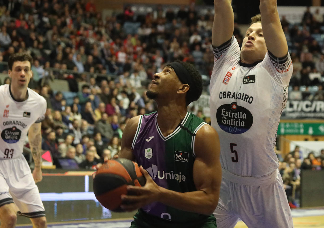 El Obradoiro-Unicaja, en imágenes