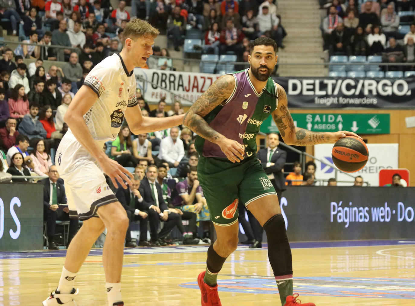 El Obradoiro-Unicaja, en imágenes