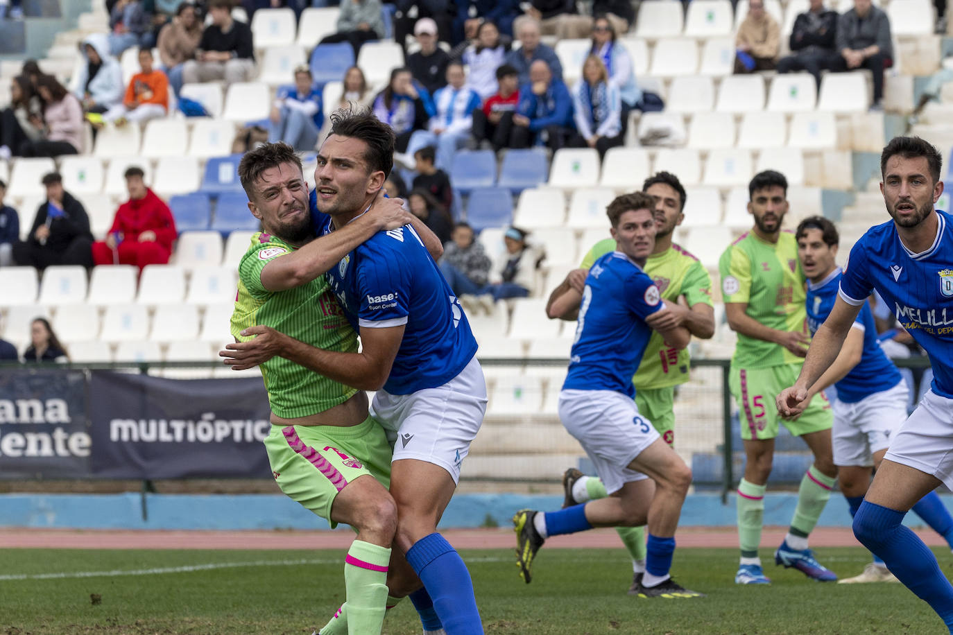 Las mejores imágenes del Melilla-Málaga