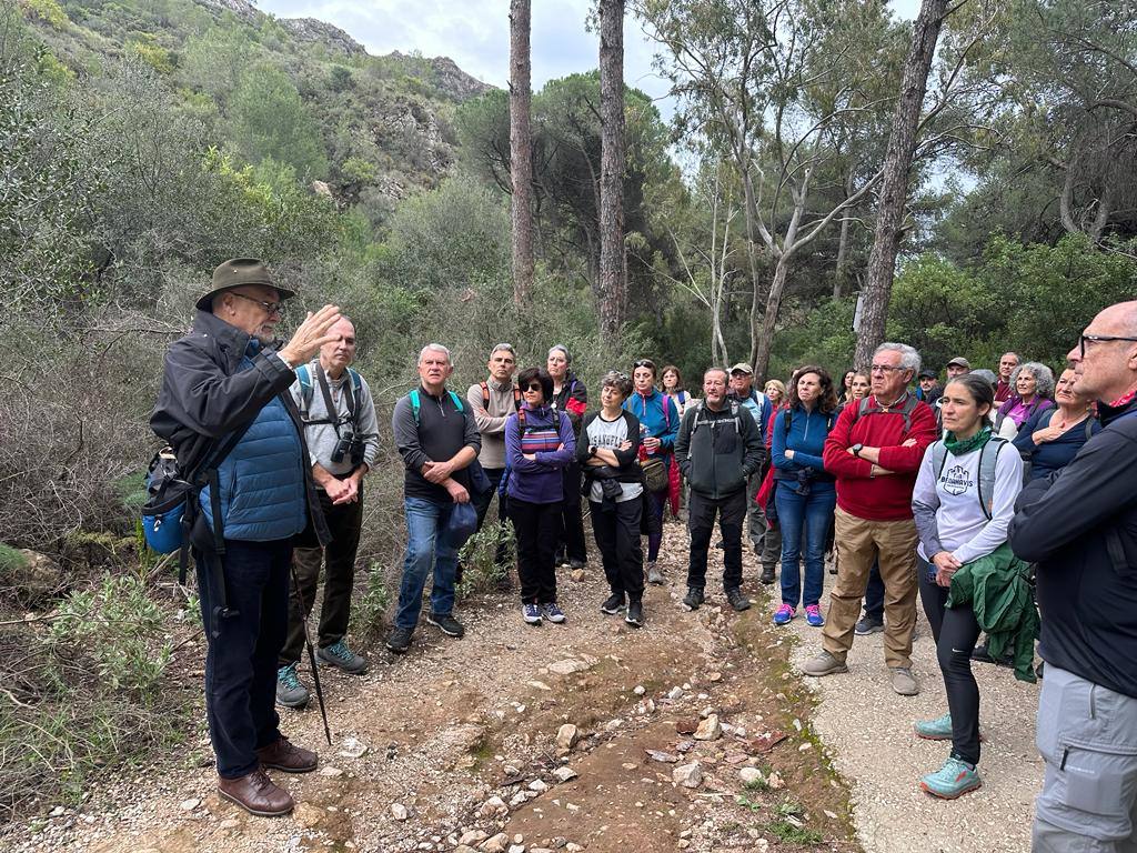 Imagen del 'Camino del Agua', ayer en Marbella