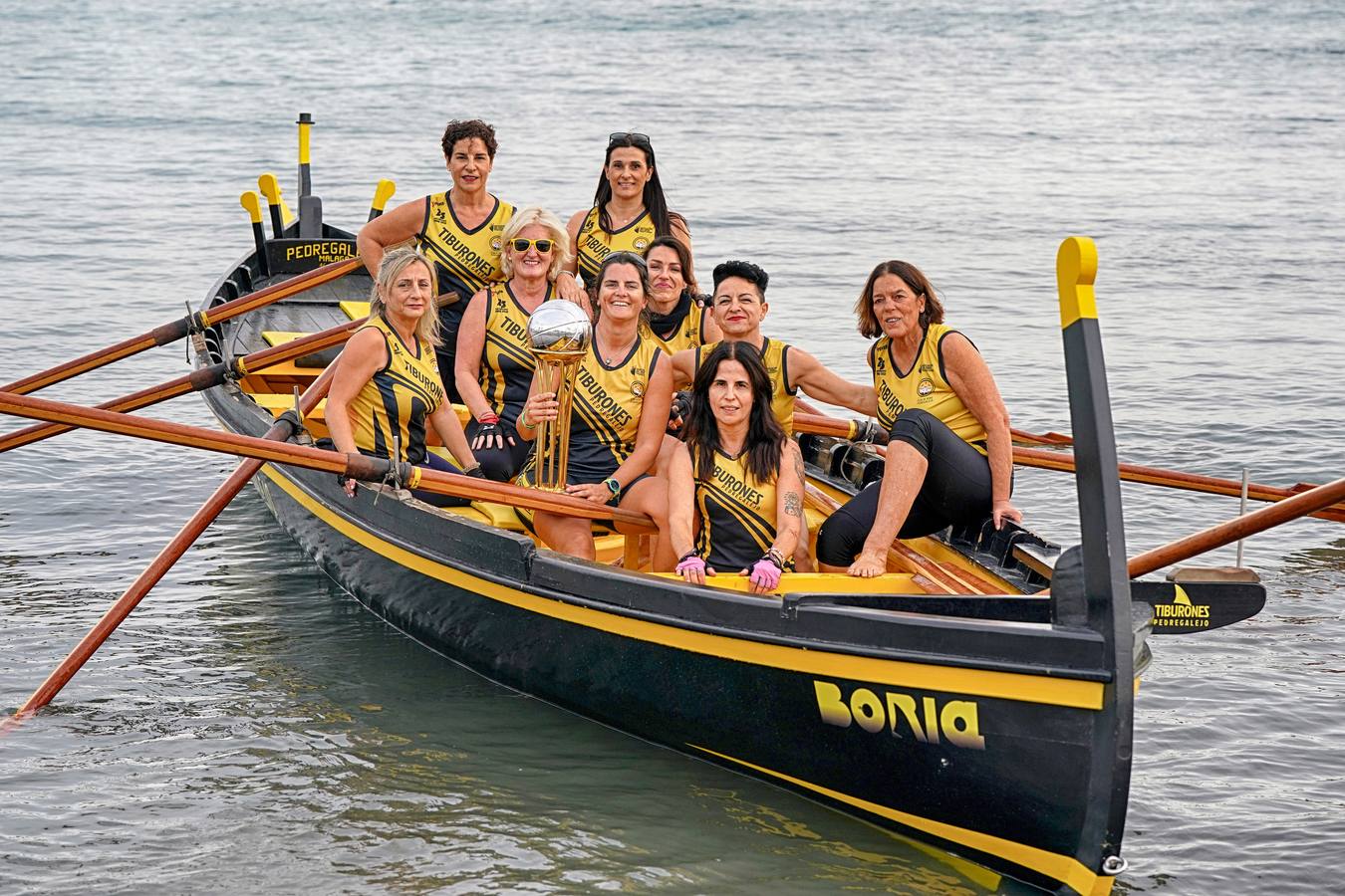 El trofeo de la Copa del Rey se pasea por Málaga