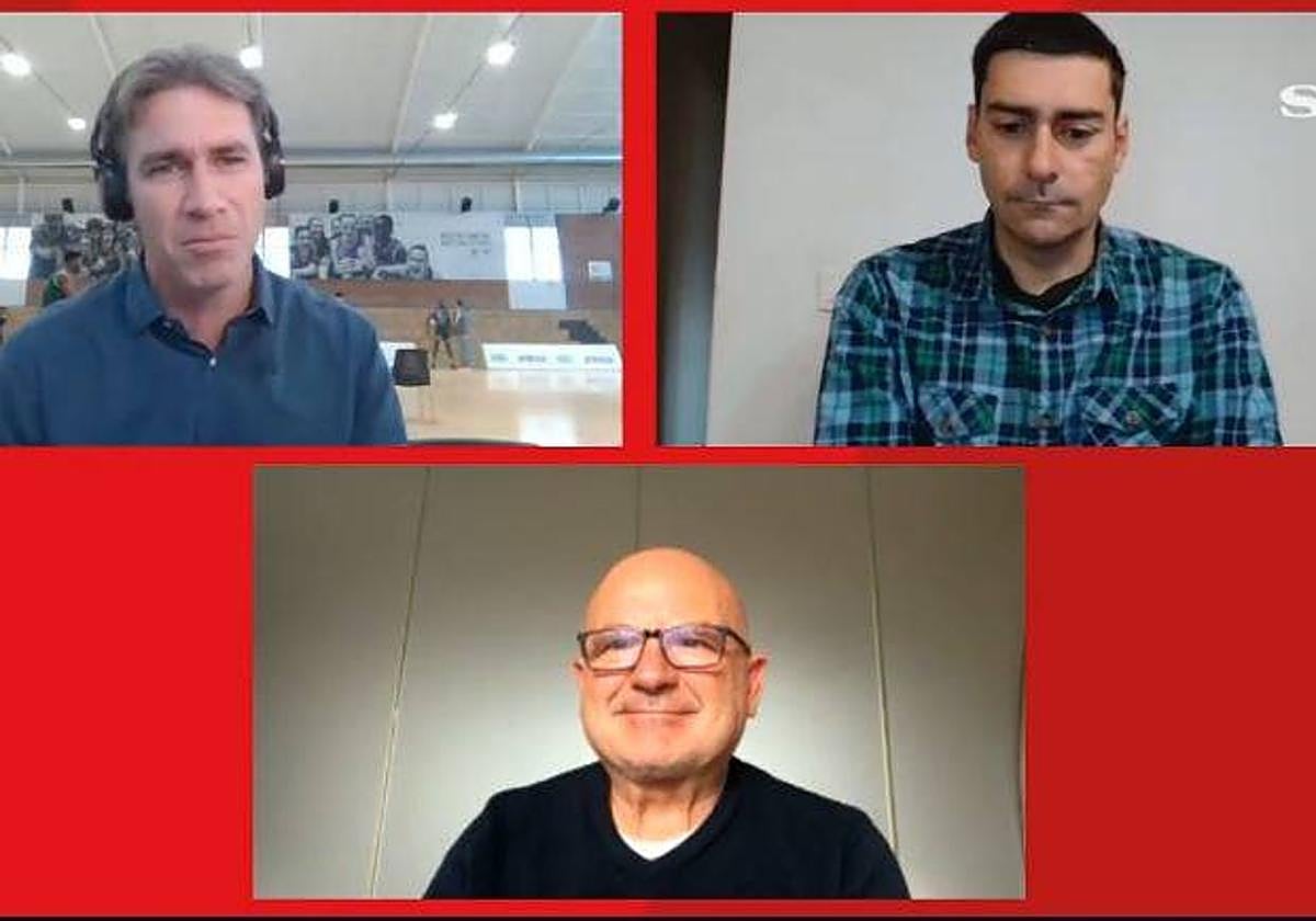 La tertulia de SUR, desde el entrenamiento del Unicaja antes de la Copa del Rey