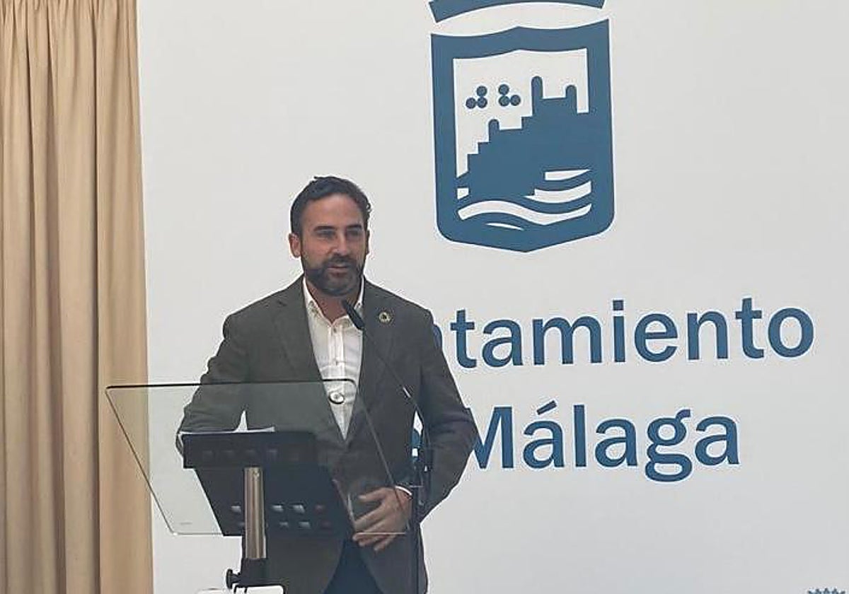 Dani Pérez, en el patio de Banderas.