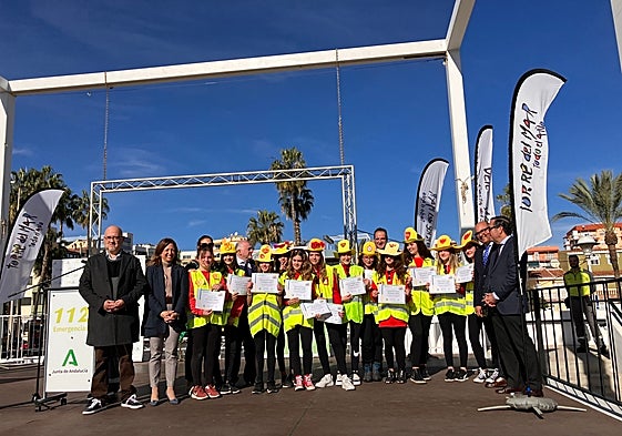 Acto de entrega de los galardones, este martes en Torre del Mar.