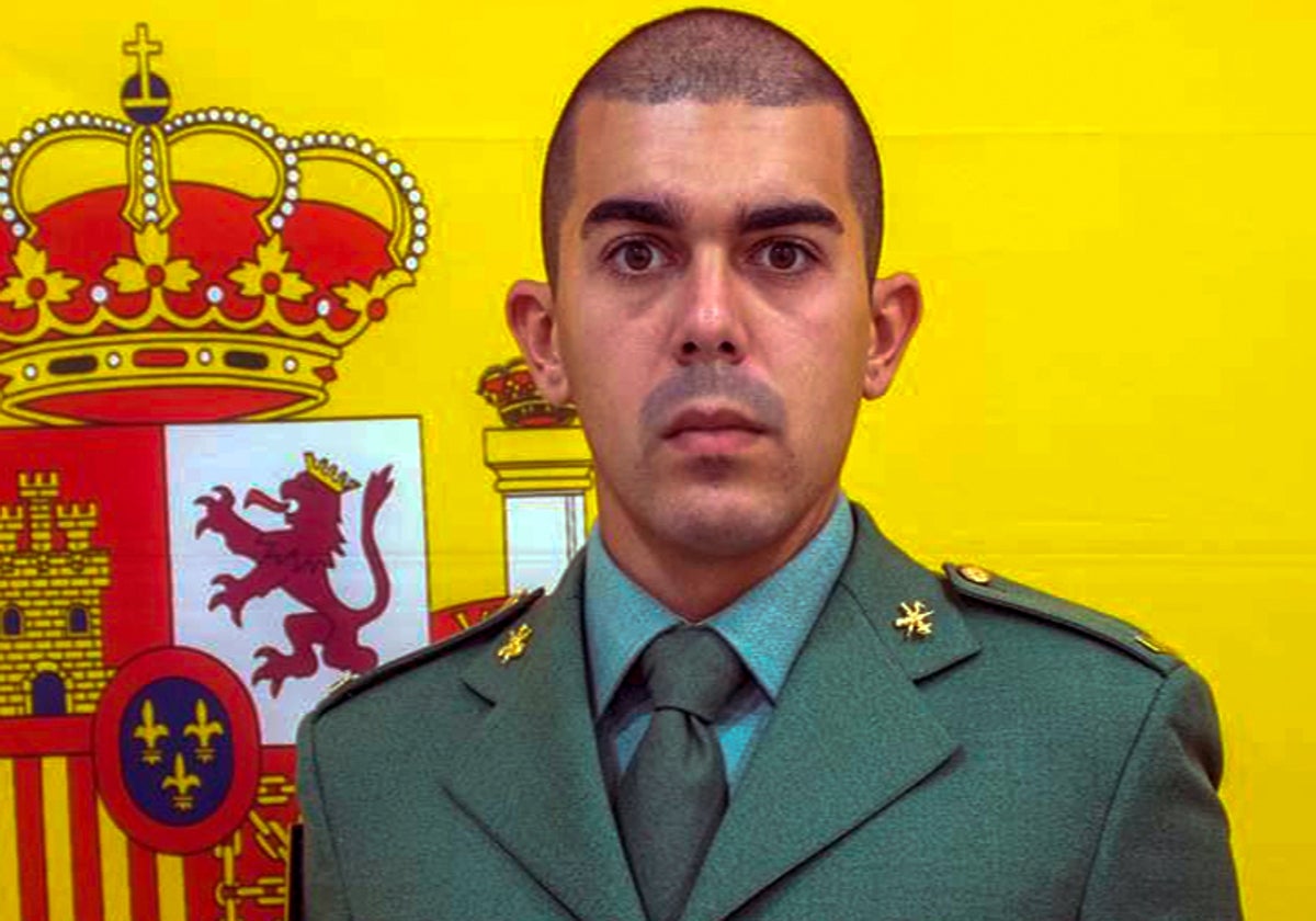 Imagen del caballero legionario de Vélez-Málaga Francisco Javier Gámez Villalba.