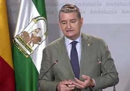 El consejero de la Presidencia, Antonio Sanz.