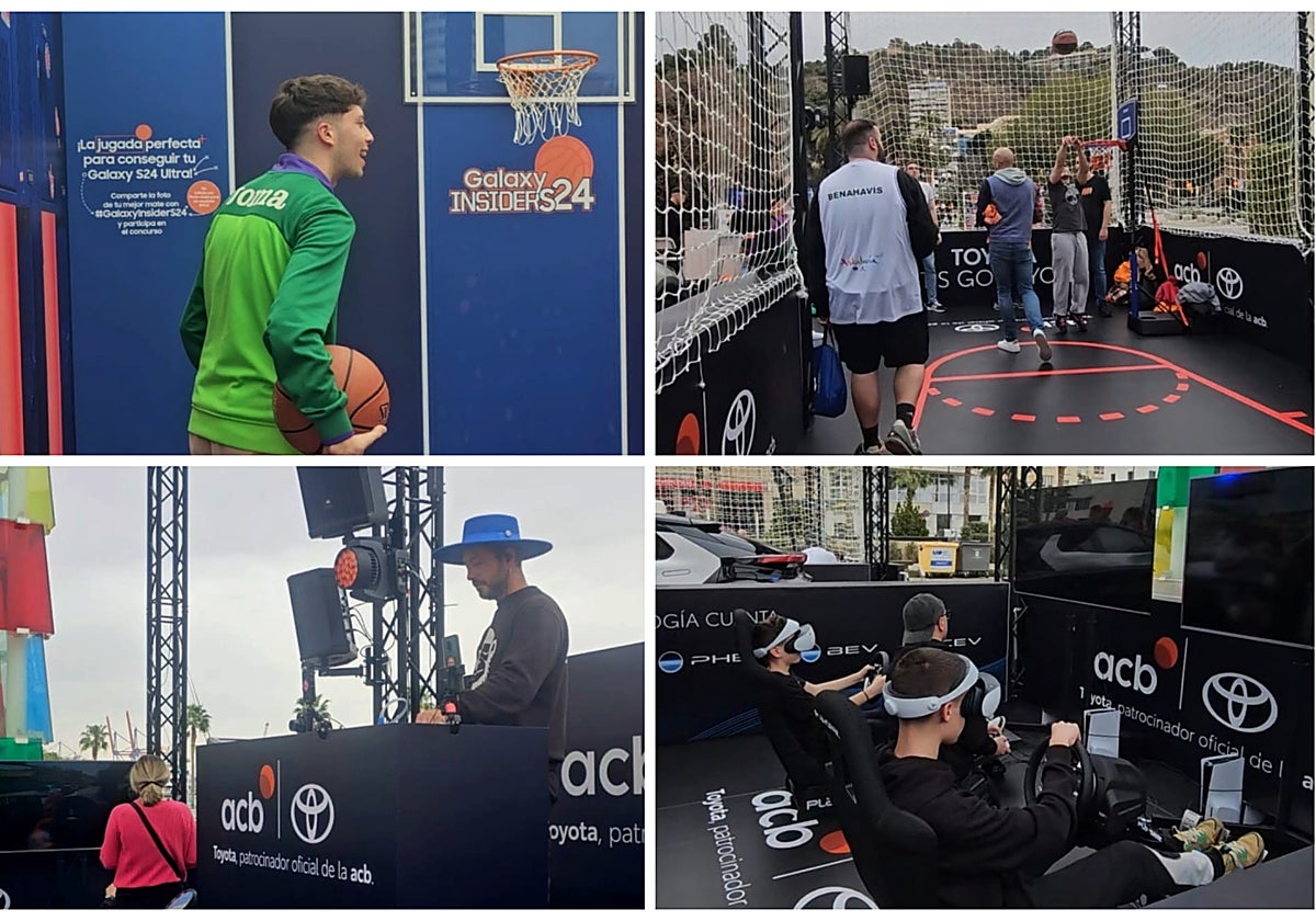 El Muelle Uno ya respira el ambiente de la Copa del Rey