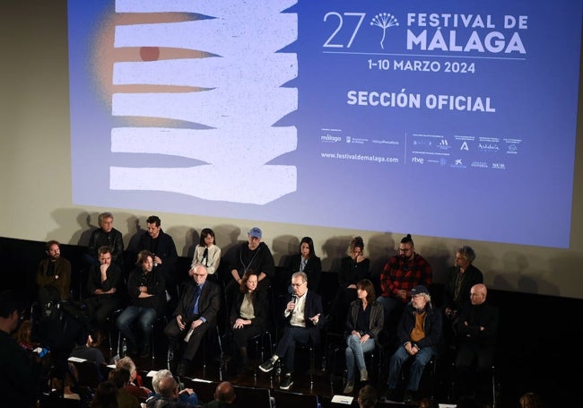 Los directores de las películas de la sección oficial explican sus producciones.