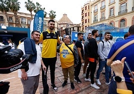 La 'fan zone' de la Plaza de la Constitución, este jueves.