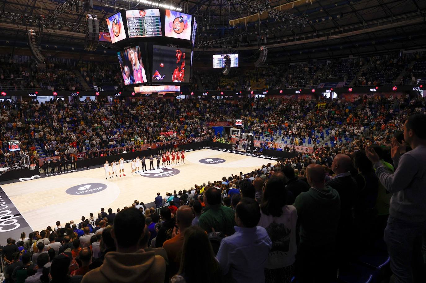 El Real Madrid- UCAM Murcia abrió la Copa del Rey 2024