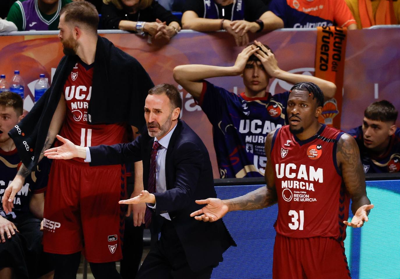 El Real Madrid- UCAM Murcia abrió la Copa del Rey 2024