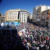 Encuentro entre aficiones en la Copa: «La fiesta está por encima de las derrotas»