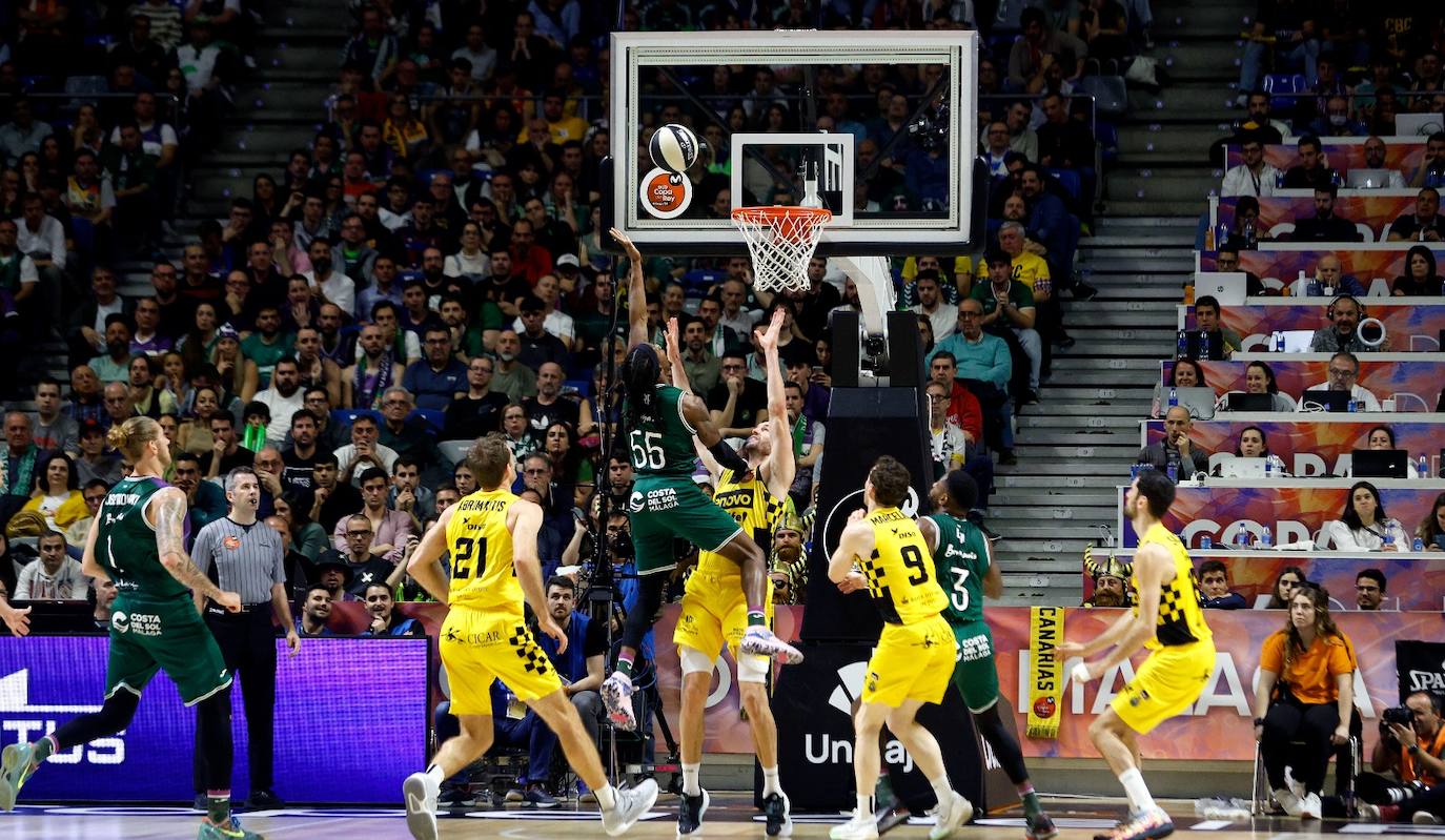 El Unicaja- Lenovo Tenerife de la Copa del Rey, en imágenes