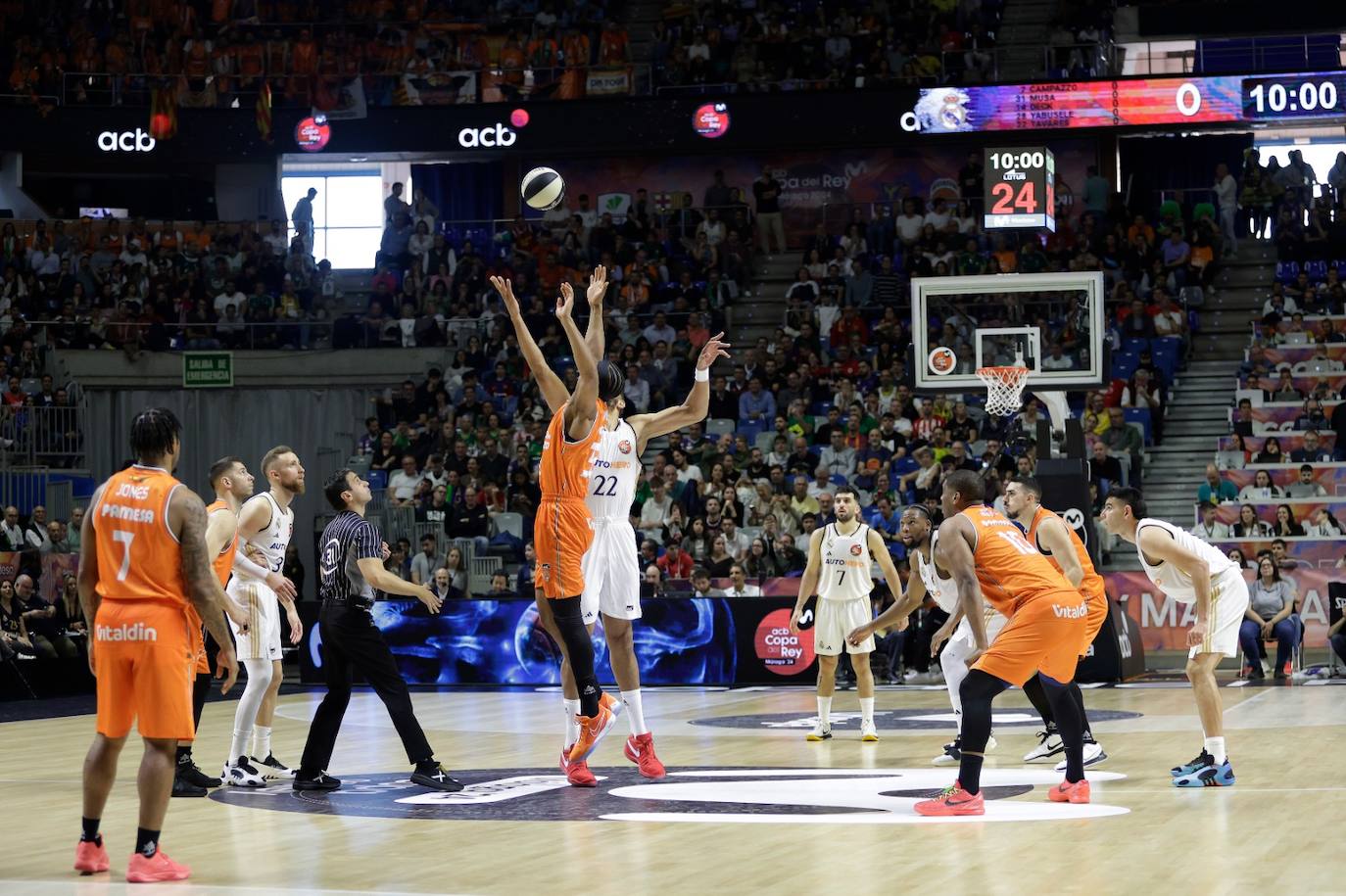 El Real Madrid - Valencia Basket, primer partido del sábado