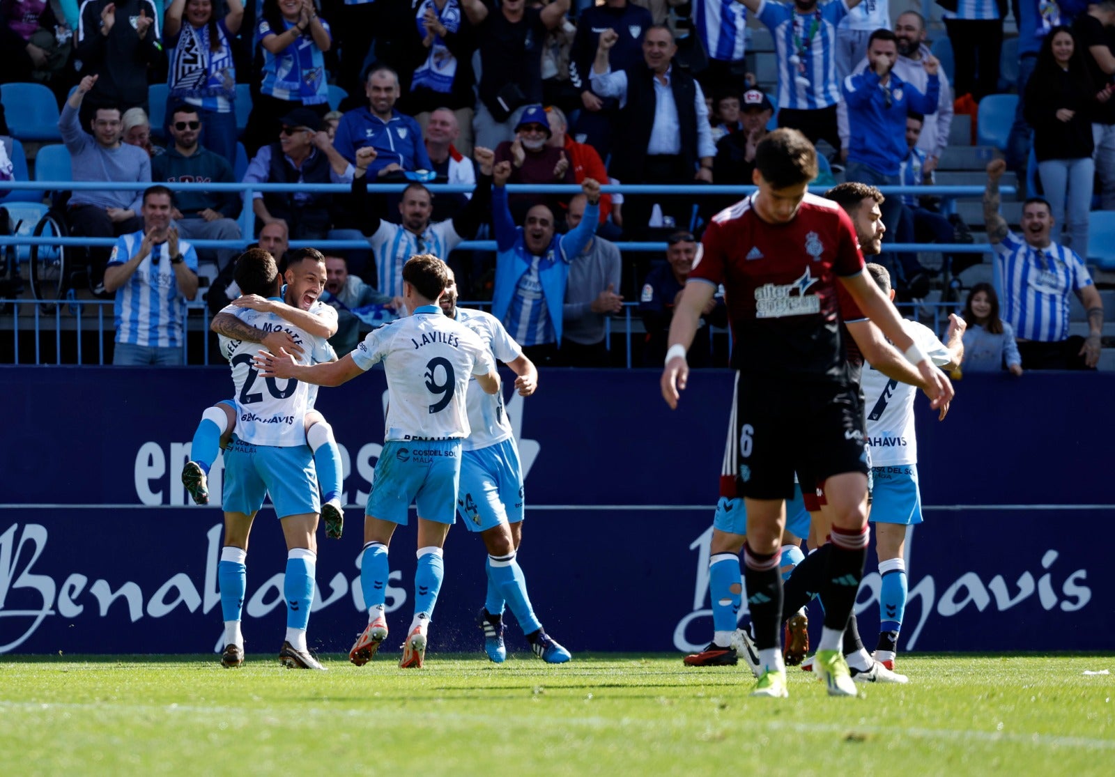 La espectacular victoria del Málaga ante el Recreativo, en imágenes