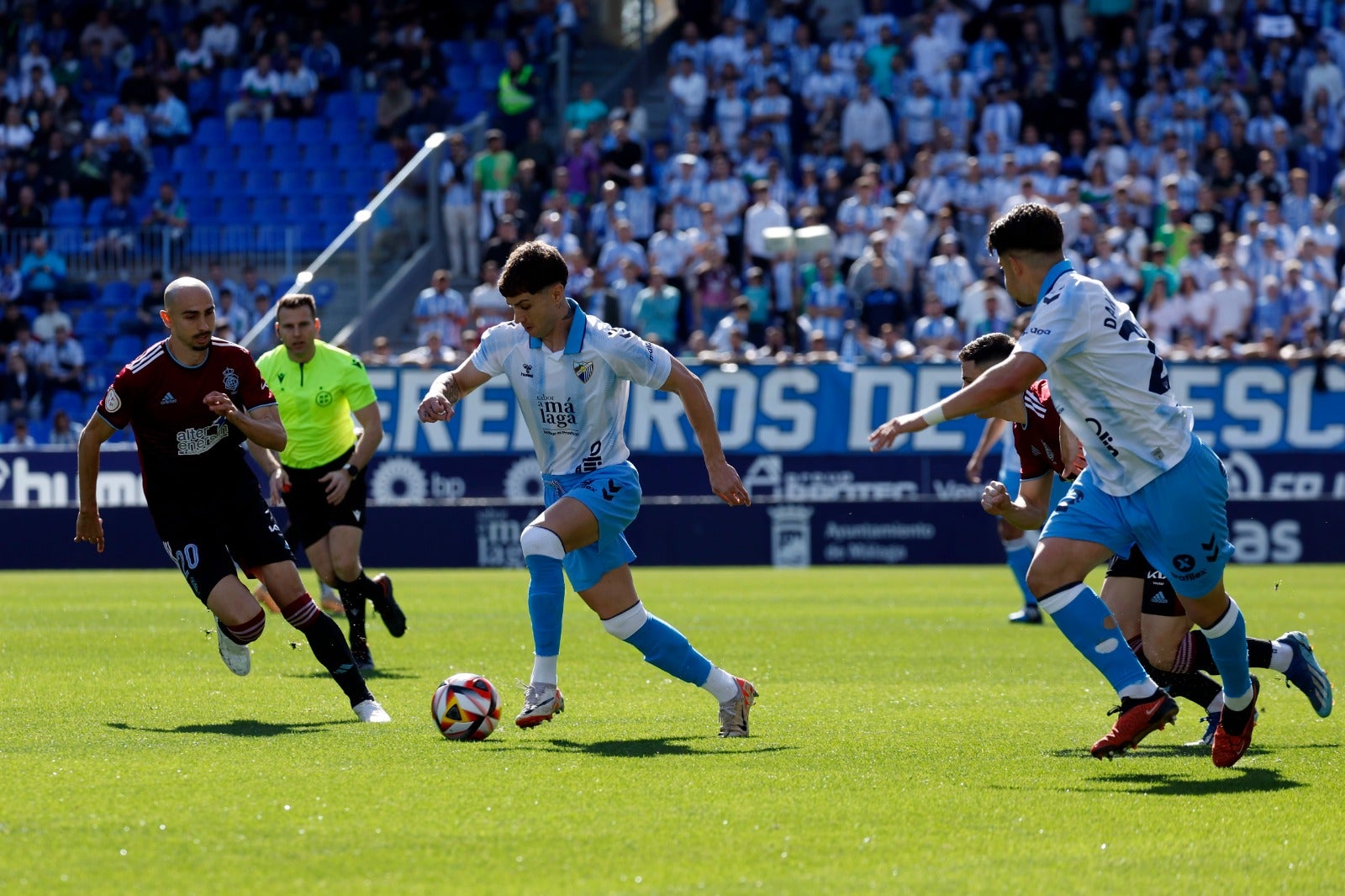 La espectacular victoria del Málaga ante el Recreativo, en imágenes