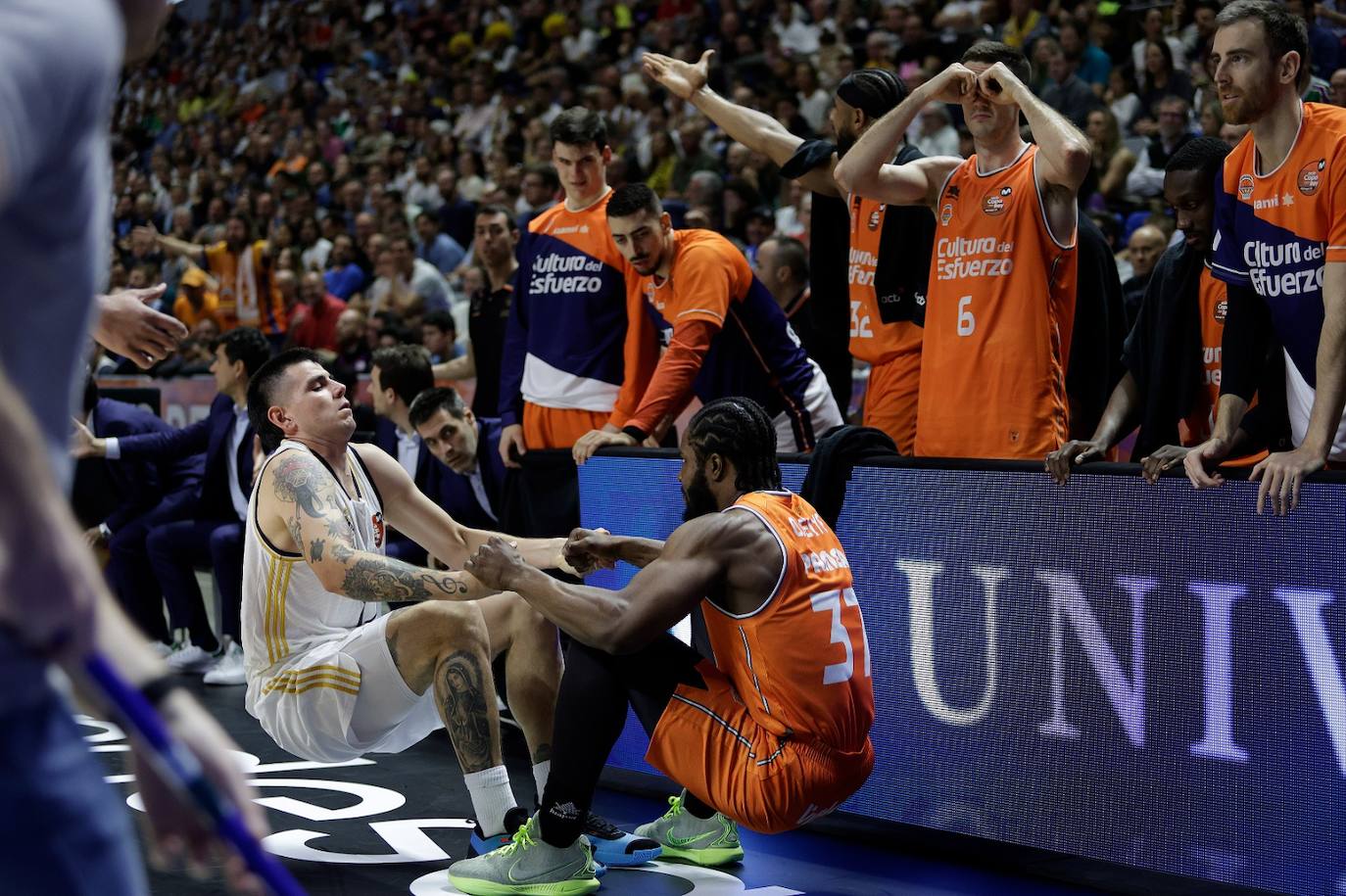 El Real Madrid - Valencia Basket, primer partido del sábado