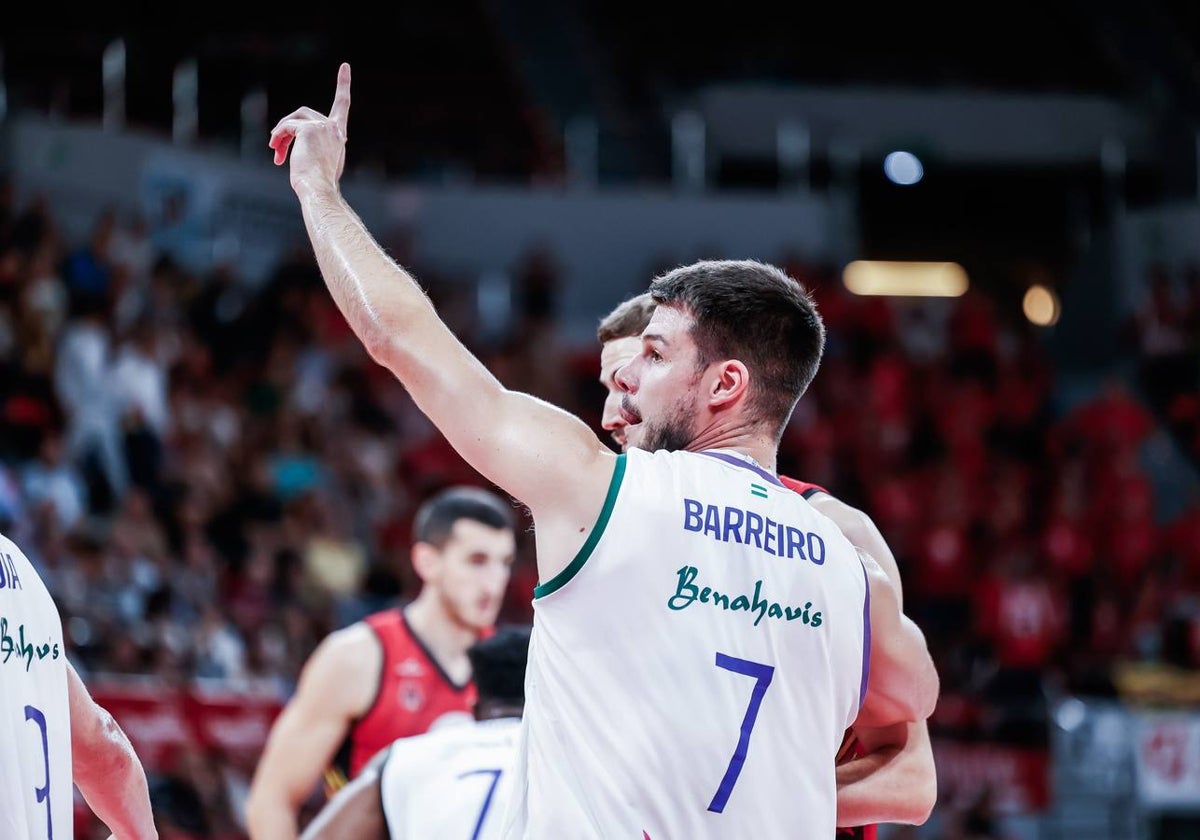 Barreiro regresó a las canchas antes de la Copa después de una operación en la muñeca izquierda.