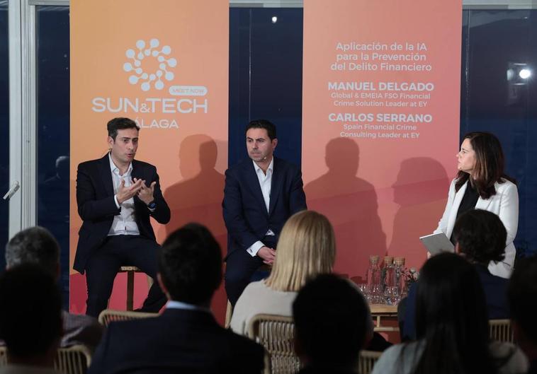 Carlos Serrano, Manuel Delgado y Nuria Triguero.