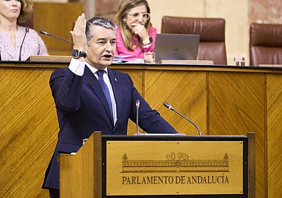 Antonio Sanz, durante su intervención.