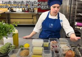 Lucía García Sánchez, la estudiante de Benahavís clasificada para la final.