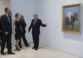 'Paul en un asno', una pieza que vuelve al Museo Picasso Málaga, donde se exhibió en 2014 en la visita de los reyes.