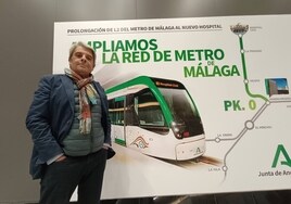 González Arellano, durante el reciente inicio de las obras del metro al hospital Civil.