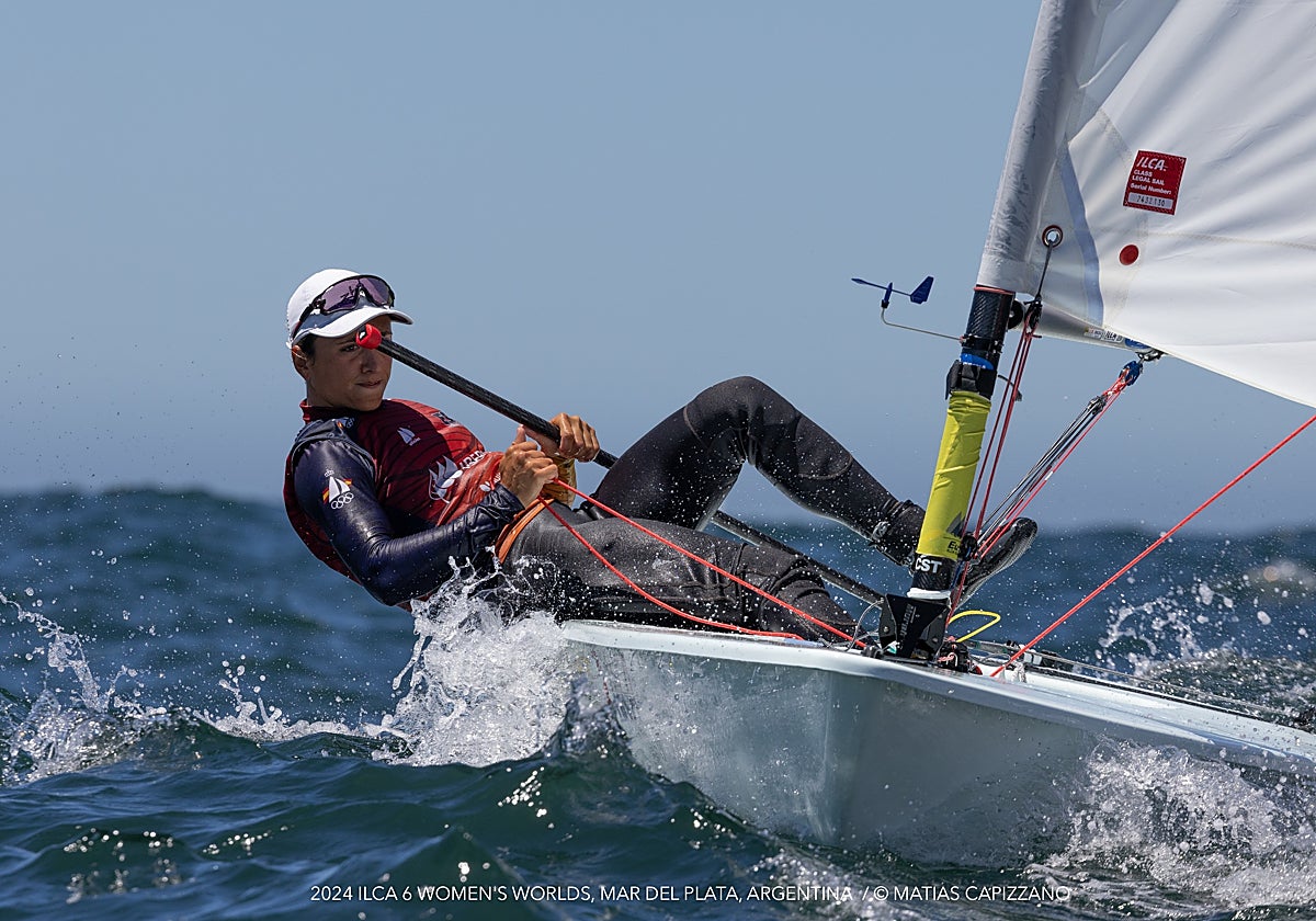 Ana Moncada, la mejor española en el Europeo de ILCA 6