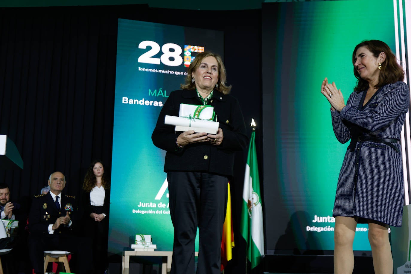 Entrega de los premios Banderas de Andalucía en Málaga