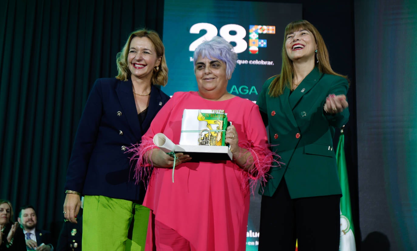 Entrega de los premios Banderas de Andalucía en Málaga