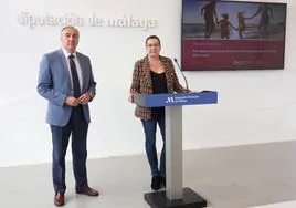 Díaz y González, en la presentación del despliegue promocional de la Costa en la ITB.