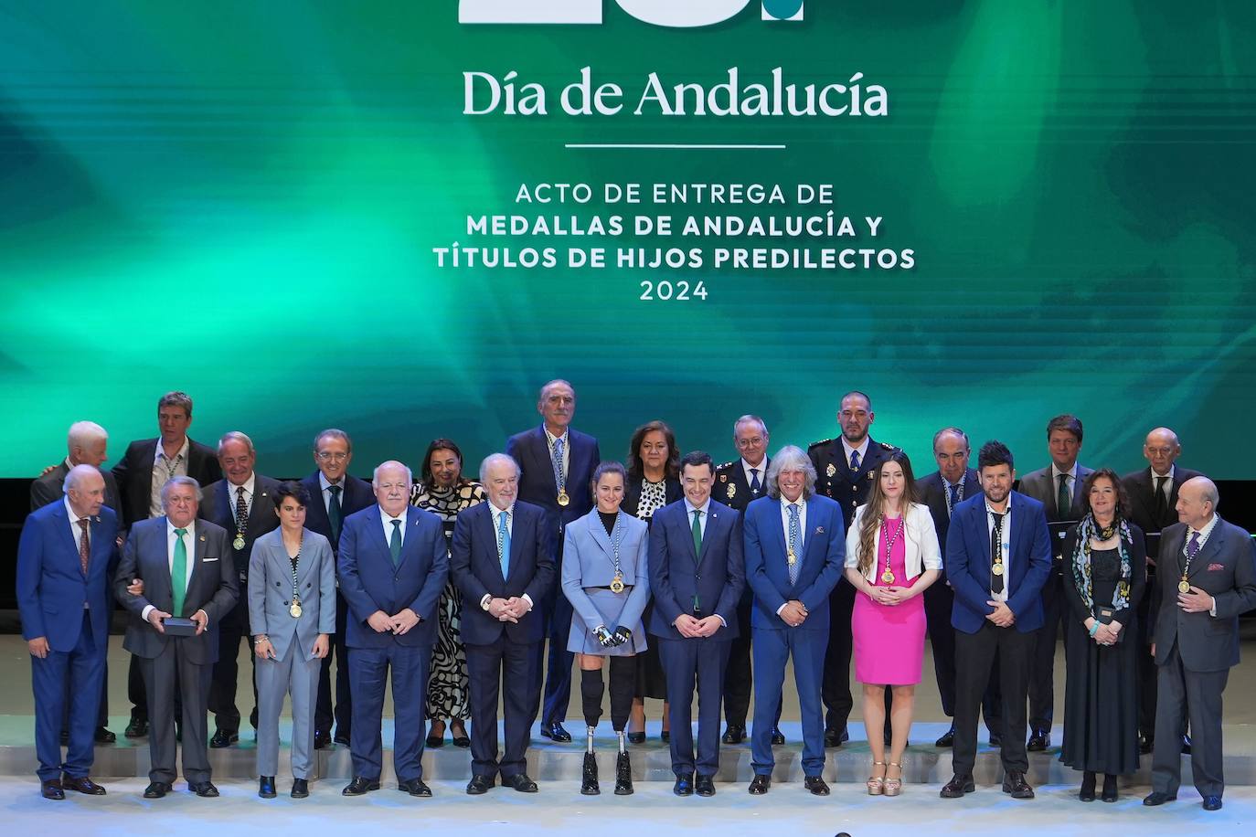Emotivo acto de entrega de los títulos de Hijo Predilecto y Medallas de Andalucía 2024