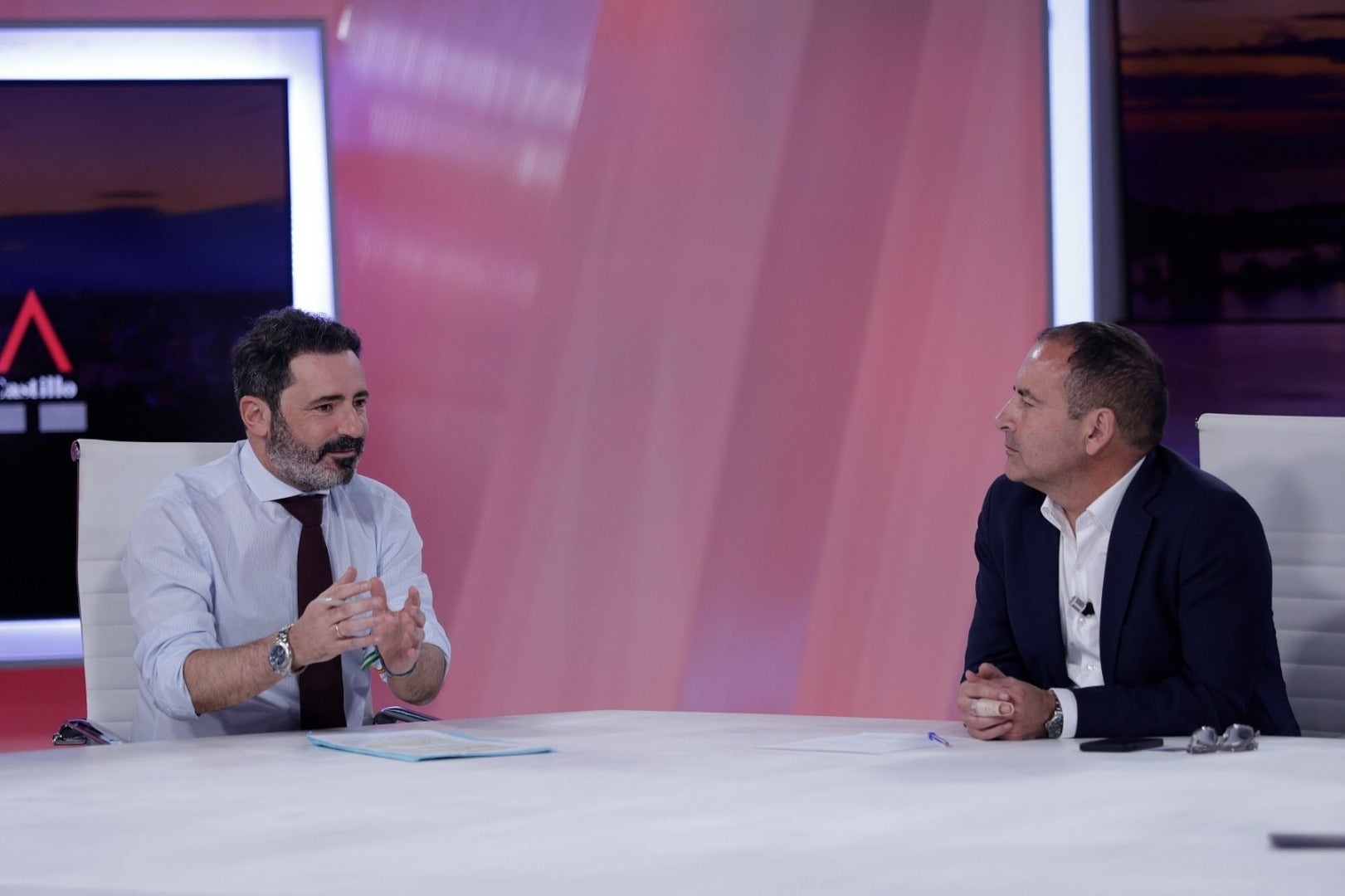 José Ramón Carmona, secretario general del PP de Málaga, en el programa de televisión 'La Alameda'