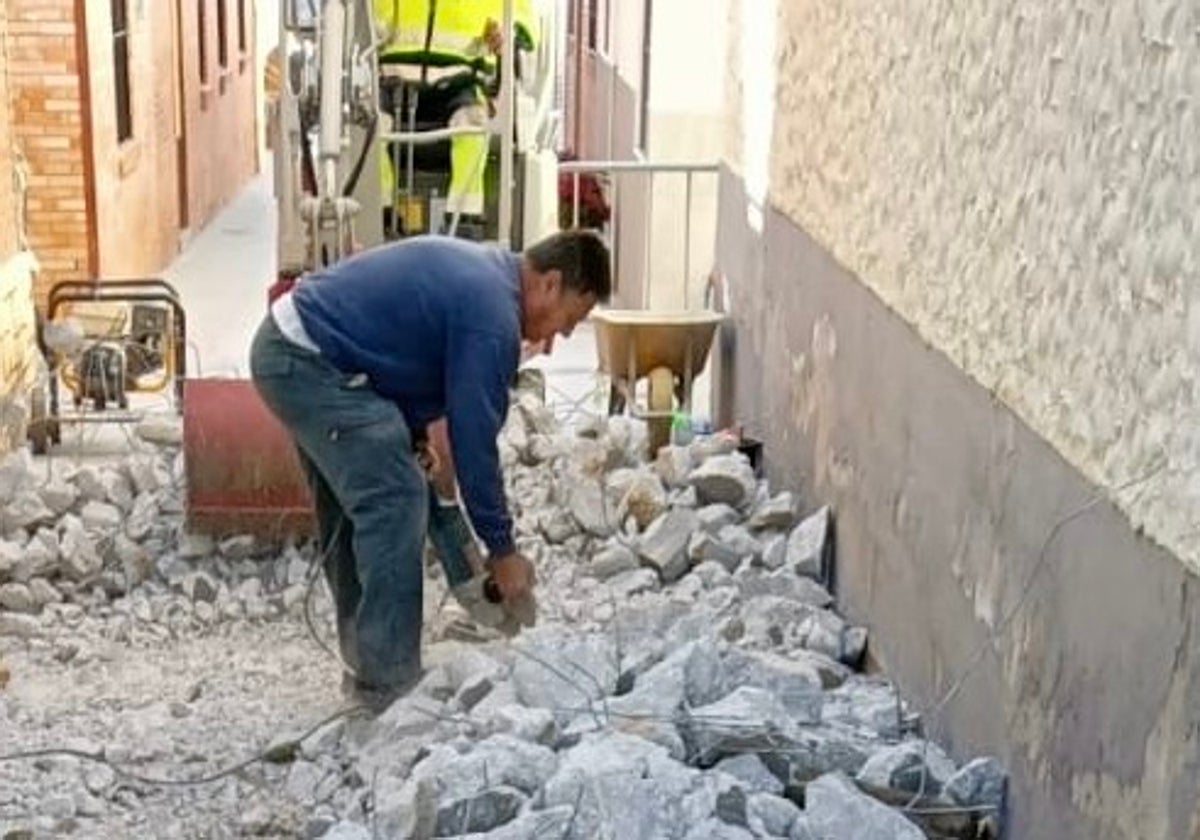 Primeros trabajos en el Barrio de Pescadores de Rincón.