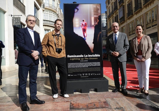 Un momento de la presentación de la exposición.